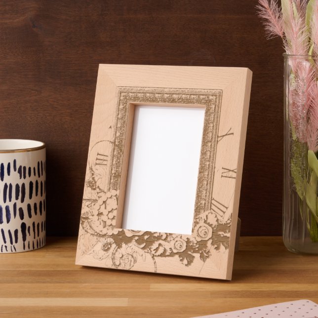 Fancy Laser Etched Picture Frame (Left)