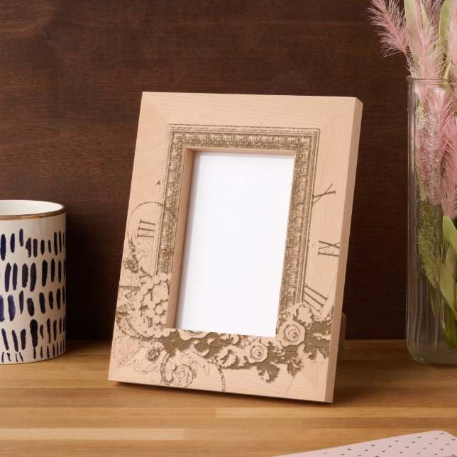 Fancy Laser Etched Picture Frame Engraved Frames (Left)