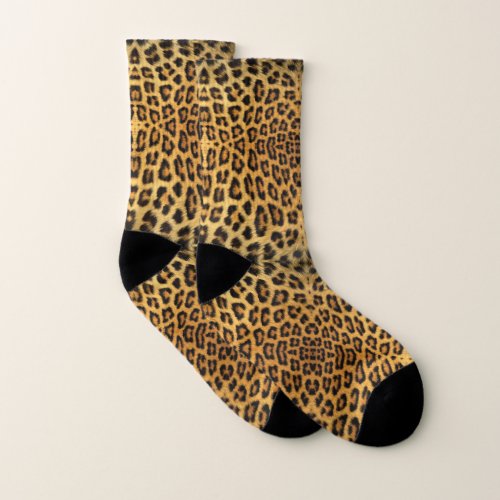 Fancy Leopard All_Over_Print Socks