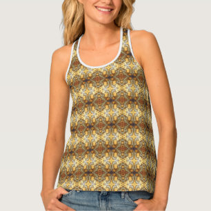 Fancy Leopard Skin Natural Rock Photo Designed Tank Top