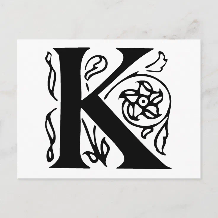 the letter k fancy