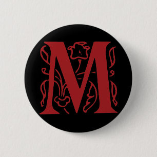 Fancy Letter M Button