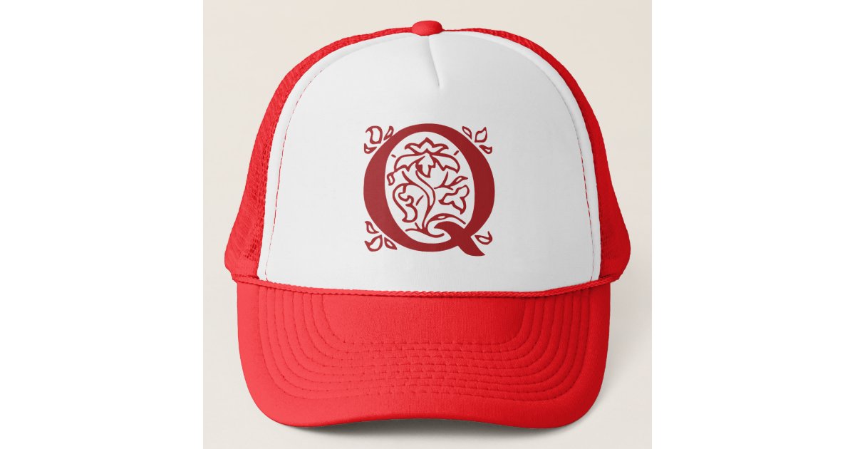 Fancy Letter Q Trucker Hat
