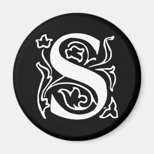 Fancy Letter S Magnet