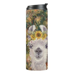 Fancy Llama and Renoir's Farmhouse Thermal Tumbler