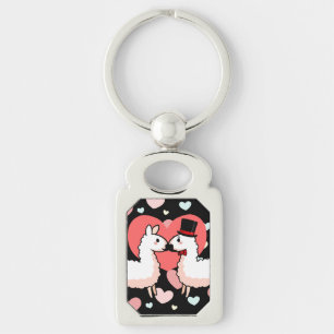 Fancy Llama & Little Llama Keychain