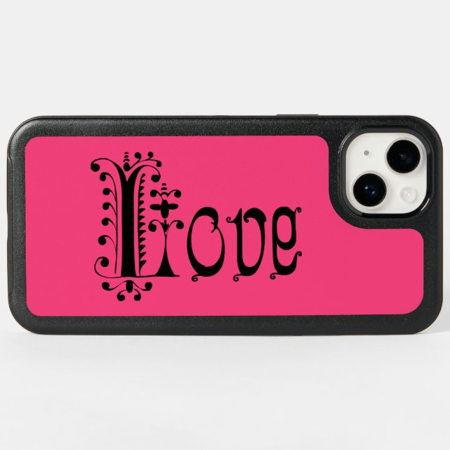 Fancy Love  Otterbox iPhone Case (Back Horizontal)
