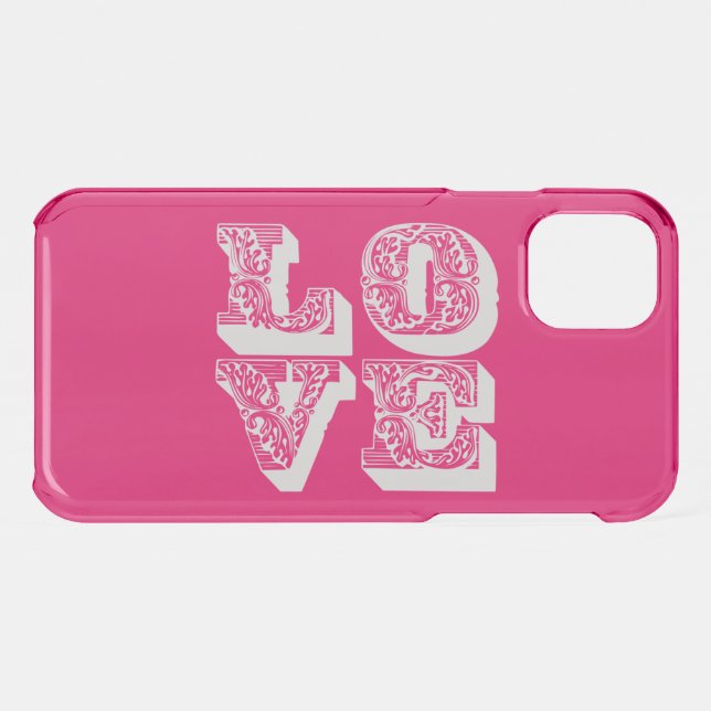 Fancy Love Squared Uncommon iPhone Case (Back (Horizontal))