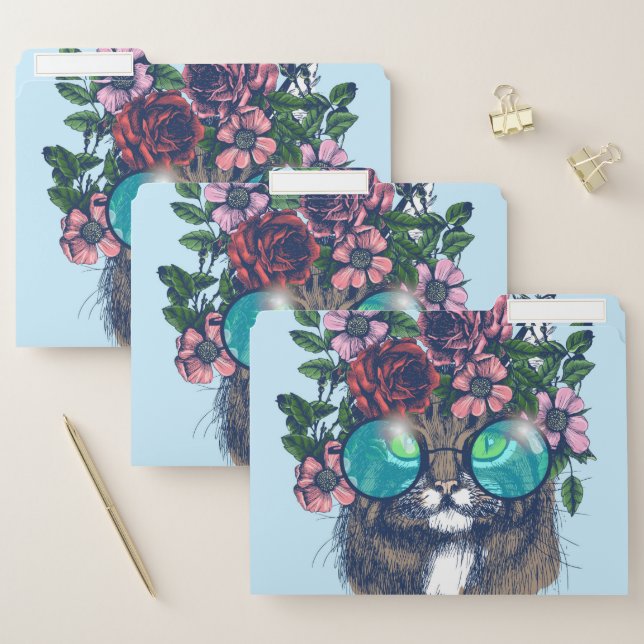 Fancy Maine Coon File Folder (Set)