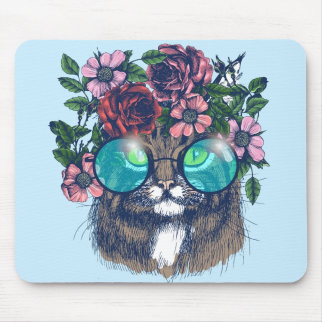Fancy Maine Coon Mouse Pad (Front)