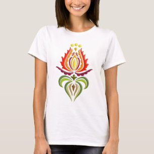 Fancy Mantle Embroidery - Hungarian Folk Art T-Shirt