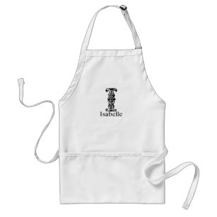 Fancy Monogram: Isabelle Adult Apron