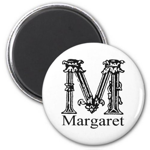 Fancy Monogram Margaret Magnet