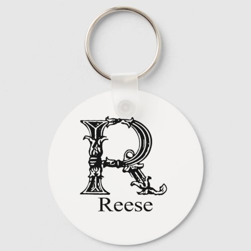 Fancy Monogram Reese Keychain