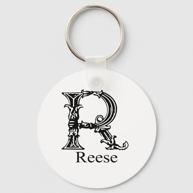 Fancy Monogram: Reese Keychain (Front)