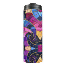 Fancy Mosaic Thermal Tumbler