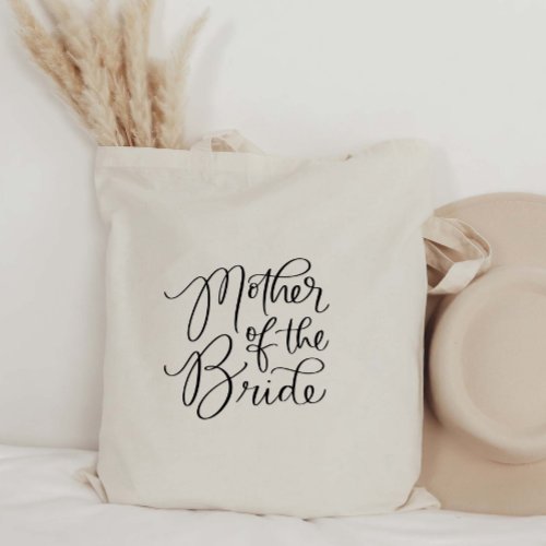 Fancy Mother of the Bride Hand Lettered Tote Bag