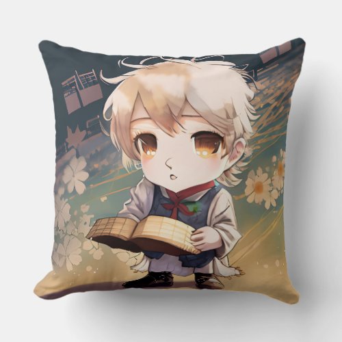 Fancy Mozart Composer Anime Softcore Pillow