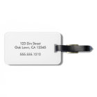 Fancy Mr. & Mrs. Luggage Tag