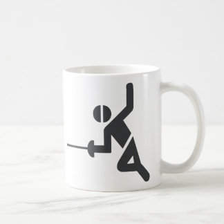 Fancy Mug with fencing symbol