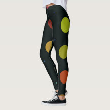 Fancy Multi-Neutral and Black Retro Polka Dot