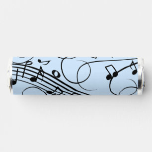 Fancy Music Notes Blue Breath Savers® Mints