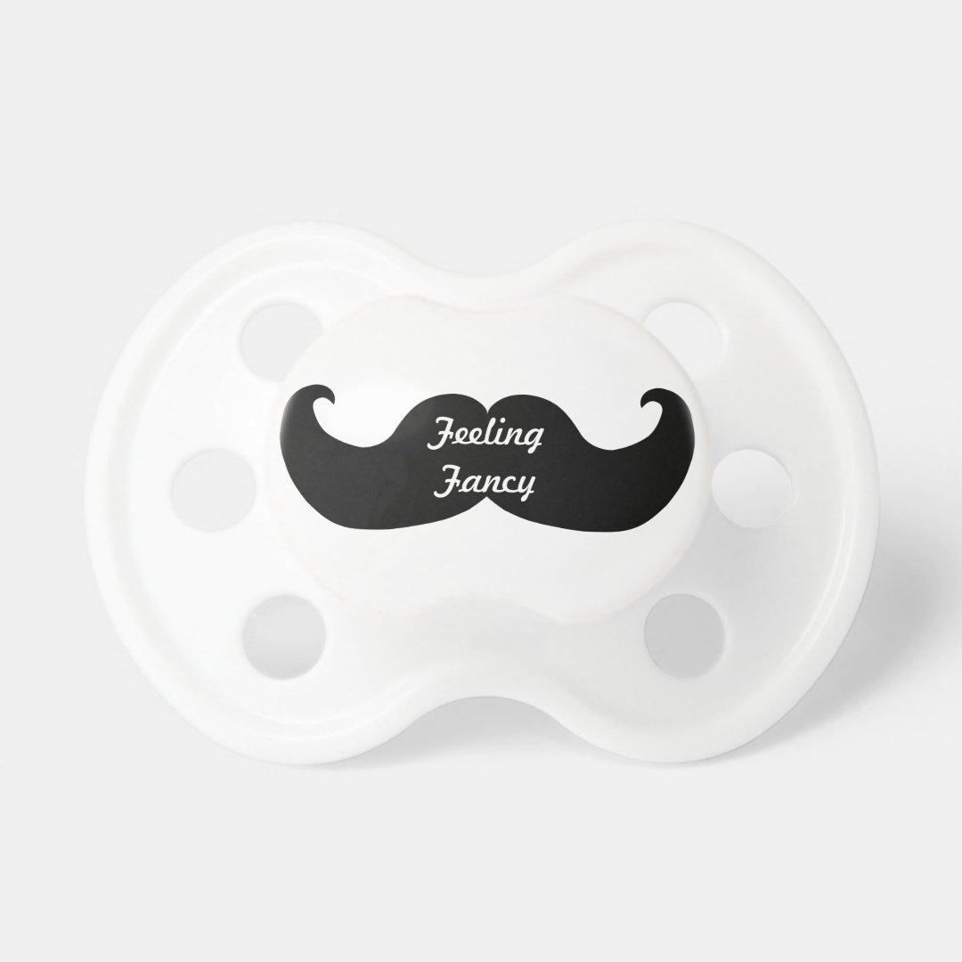 Fancy Mustache Pacifier Zazzle