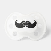Fancy Mustache pacifier (Front)