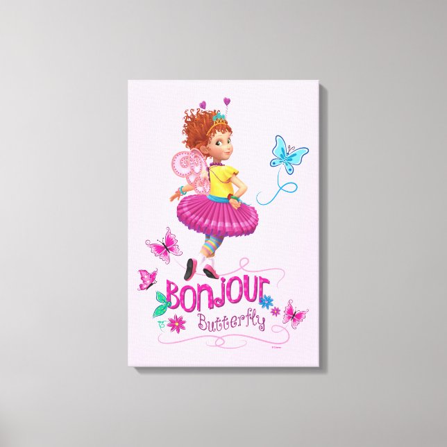 Fancy Nancy | Bonjour Butterfly Canvas Print (Front)
