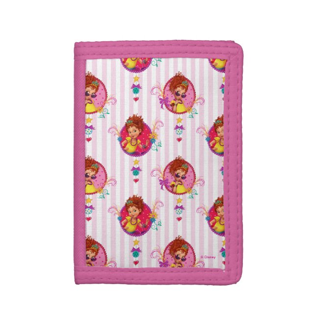Fancy Nancy | Charm & Grace Pattern Tri-fold Wallet (Front Vertical)