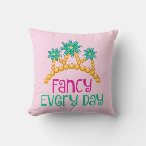 Fancy Nancy  Fancy Every Day Throw Pillow