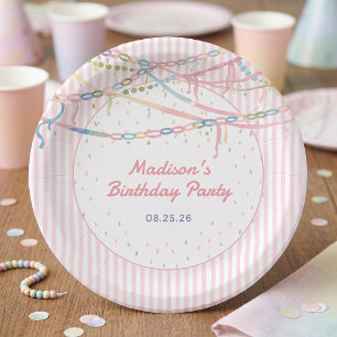 Fancy Nancy Pink Girls Birthday Party Paper Plates