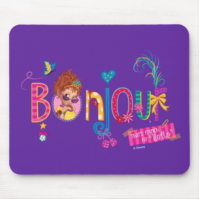 Fancy Nancy | That's French for Hello Mouse Pad (Front)