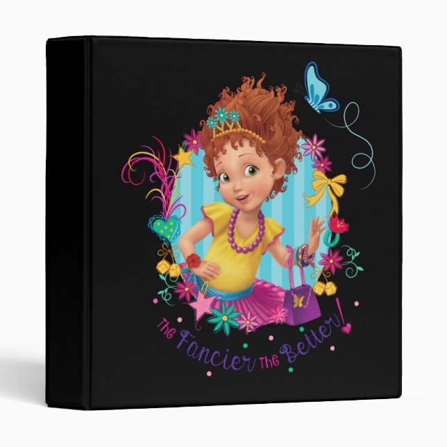 Fancy Nancy | The Fancier the Better 3 Ring Binder (Front/Spine)