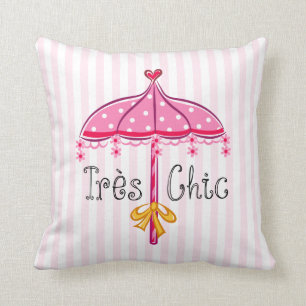 Fancy Nancy Tres Chic Throw Pillow