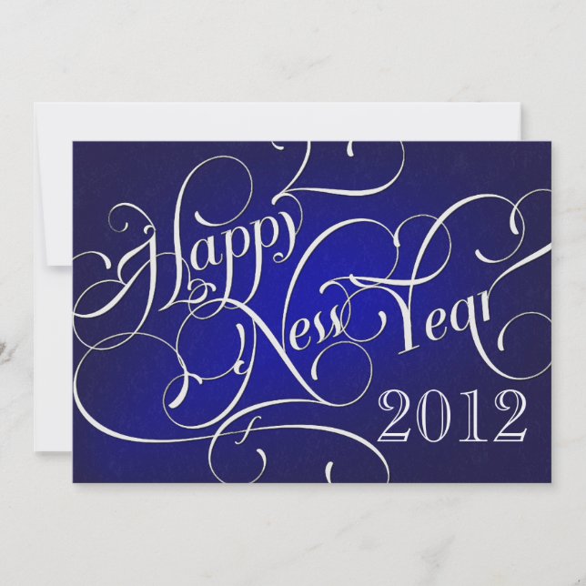 Fancy New Year's Eve Party Invitations (Front)