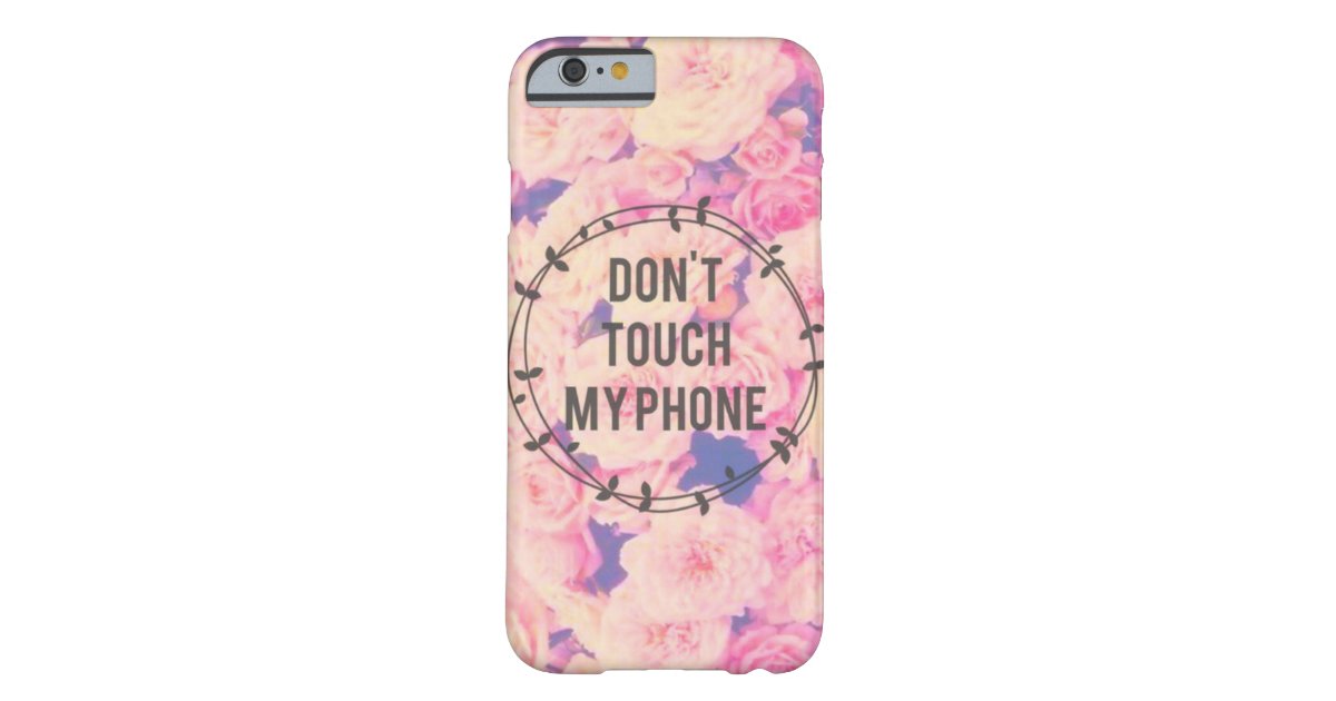 Fancy No Touchy Barely There iPhone 6 Case | Zazzle