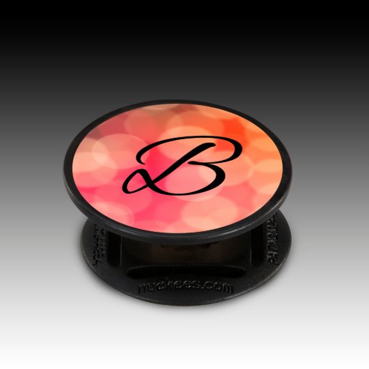 Fancy Nuckees™ Scripted Monogram Phone Grip (Top)