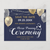 Fancy Nurse Pinning Ceremony Save the Date Postcard (Front)