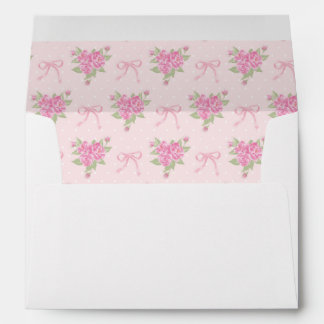 Fancy One Pink Bow First Birthday  Envelope