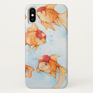 Fancy Oranda Goldfish iPhone X Case