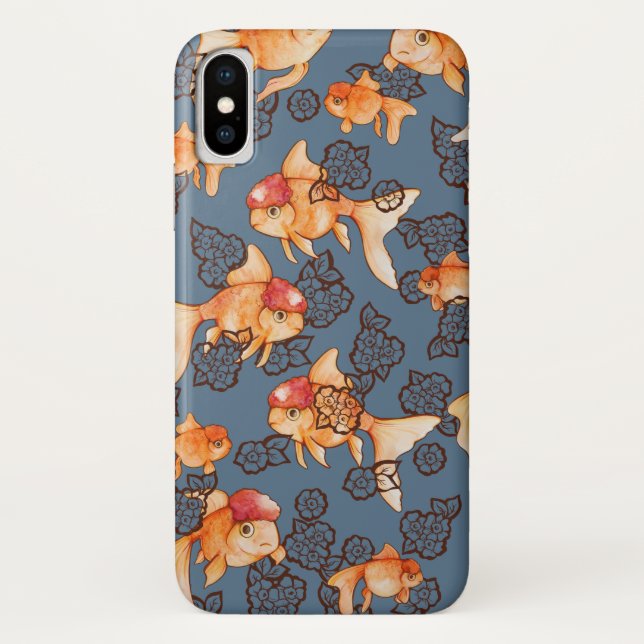 Fancy Oranda Goldfish Case-Mate iPhone Case (Back)