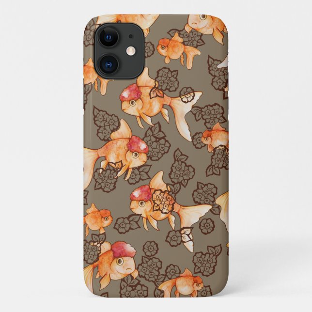 Fancy Oranda Goldfish Case-Mate iPhone Case (Back)