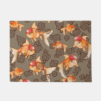 Fancy Oranda Goldfish Doormat
