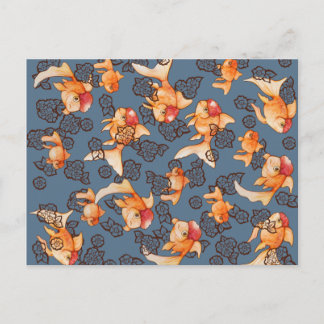 Fancy Oranda Goldfish Postcard