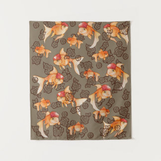Fancy Oranda Goldfish Tapestry