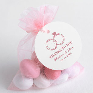 Fancy Original Modern Wedding Rings Thanks to You Rubber Stamp