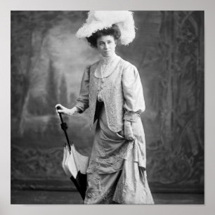 Fancy Outfit: early 1900s Poster