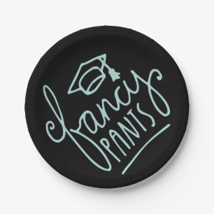 Fancy Pants Funny Grad Paper Plates