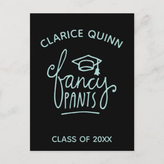 Fancy Pants Funny Grad Party Invite